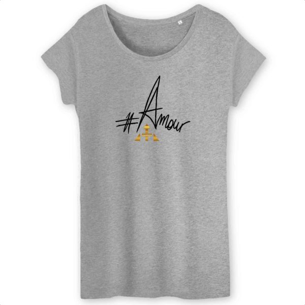 T-shirt Femme en coton BIO #Amour